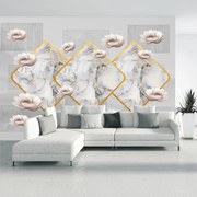 Fototapet - Colaj de materiale 3 (147x102 cm)
