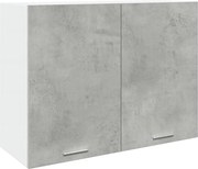 vidaXL Dulap suspendat “Lyon”, gri beton, 80 x 31 x 60 cm, PAL