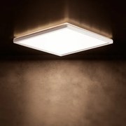 Kanlux 31530 - Plafonieră LED AZPO, 12,3 W, 230 V, 22,5 x 22,5 cm, IP54, alb
