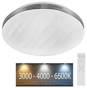 Plafonieră LED dimabilă LED/60W/230V 3000K/4000K/6500K + telecomandă