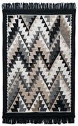 Covor rustic traditional 160x250 cm Negru