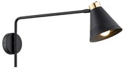 Aplica de perete design modern AVALONE negru