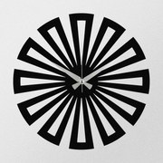 Ceas de perete Enzo S003 Black , 48 x 48 cm