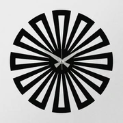 Ceas de perete Enzo S003 Black , 48 x 48 cm