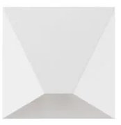 Aplica LED de perete design minimalist Bazz alb