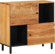 vidaXL Dulap lateral, 80x33x75 cm, lemn masiv de acacia