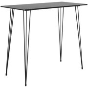 vidaXL Masă de bar, negru, 120 x 60 x 105 cm