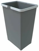 Coș de plastic cu mânere Elletipi 24 l, gri, 24 l