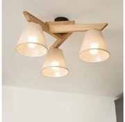 Lustr ANTONIO 3xE14/40W/230V, montaj plafon, stejar
