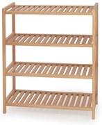 Raft pantofi Licea, lemn natural