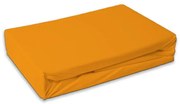 Colorat Orange Cearșaf portocaliu din frotir cu elastic 60x120 cm