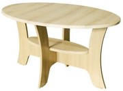 Masuta cafea Roma ovala, MDF Sonoma, 100 x 55 x 58 cm