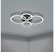 Plafonieră LED dimabilă Eglo 31769 PARRAPOS-Z LED/41W/230V negru