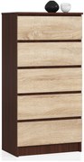 Comodă Kadir TYP3 (wenge + stejar sonoma). 1069046