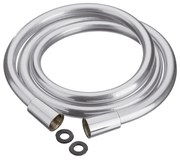 Furtun de dus Invena 150 cm argintiu lucios