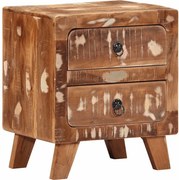 vidaXL Noptiera 40x32x46 cm lemn masiv recuperat