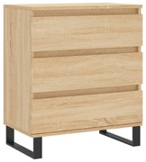 vidaXL Servantă, stejar sonoma, 60x35x70 cm, lemn prelucrat
