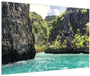 Tablou cu râu montan (90x60 cm)