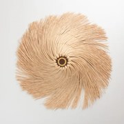 Brilagi - Lustră LED aplicată CERIA BOHO 1xE27/40W/230V, diam. 100 cm, ratan