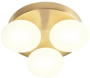 Redo 01-4307 - Plafonieră LED pentru baie OVUM 3xLED/5W/230V IP44 alamă