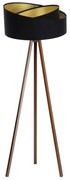 Lampă de podea GALAXY 1xE27/60W/230V negru/wenge