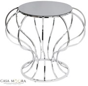 MASA CAFEA/LIVING/ DECOR/ARGINTIU