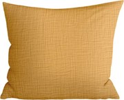Fata de perna din muselina MUSSARI 45x45 cm, mustar
