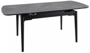 Masa extensibila Sento gri/negru L120-180xl80 cm