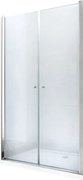 Mexen Texas ușă de duș batantă 80 cm, transparent, crom - 880-080-000-01-00