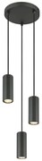 Lustra suspendata stil minimalist JAMES 3L gri