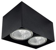 Brosline 1076 - spot CAGE 2xGU10/10W/230V negru