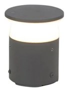 Lampă modernă de exterior gri închis 12 cm cu LED inclus - Bar
