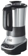 Blender si aparat preparare supa 2in1 Russell Hobbs 21480-56, 1200W, 1.75L, Incalzire, 8 programe, Alarma sonora, Sistem de siguranta, Mentinere la cald, Negru/Inox