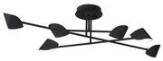 Lustra LED aplicata design modern CAPUCCINA 44.5W negru