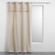 Draperie în culoare naturală din bumbac 140x240 cm Atlas – douceur d'intérieur