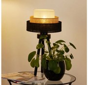 Brilagi - Lampă de masă ASPEN LUNETA 1xE27/15W/230V negru/bej/crem