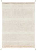 Covor crem lavabil/țesut manual din bumbac 200x300 cm Bloom Natural – Lorena Canals