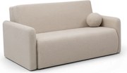 Canapea extensibilă Nido 3 locuri 140 cm cu ladă de depozitare - boucle bej deschis Quelle 03
