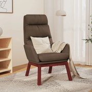 vidaXL Scaun de relaxare, gri taupe, material textil