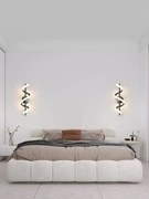 Aplica Elissa, trei tipuri de lumina, 40cm, Black