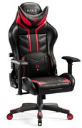 Scaun de gaming Diablo X-Ray King: negru-roșu