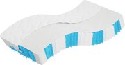 vidaXL Saltea cu arcuri buzunar, fermitate medie, 90x200 cm
