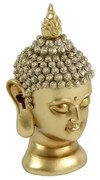 Statueta cap buddha auriu 9,5x10x19 cm