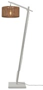 Lampa de podea eco din iuta Iguazu S 30cm, alb/ natur