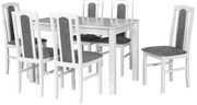 Set masă scaune pentru sufragerie Emerys (pentru 4 până la 6 persoane). 608099