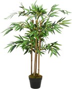 vidaXL Plantă artificială din bambus Twiggy cu ghiveci, 90 cm