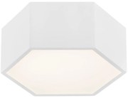 Plafoniera LED moderna design hexagonal ARIZONA 9W alba