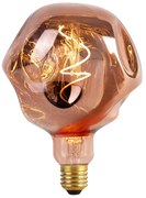 Bec LED E27 reglabil G125 roz 4W 70lm 1800K