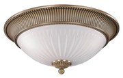 Plafoniera clasica design italian din alama, sticla 9250 RA-PL. 9270/3