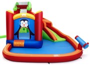 Tobogan acvatic gonflabil cu pinguini